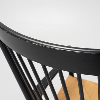 Hans J. Wegner, a 'J 16' rocking chair, FDB Möbler, second half of the 20th Century.