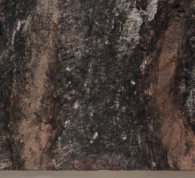 MICHEL HAAS, mixed media on paper, signed.