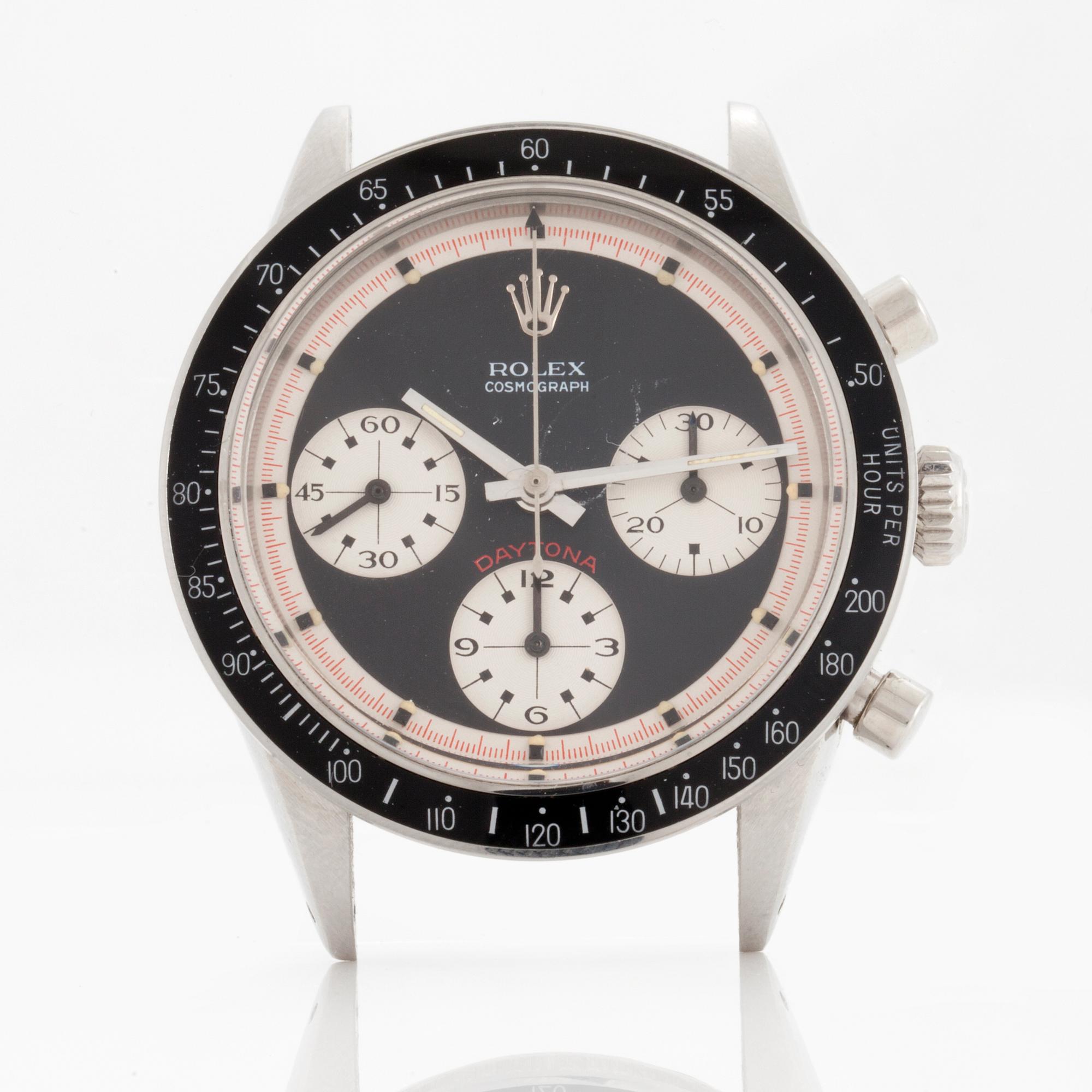 ROLEX, Cosmograph Daytona, "Paul Newman", "Units per hour 200", chronograph, wristwatch, 37 mm,