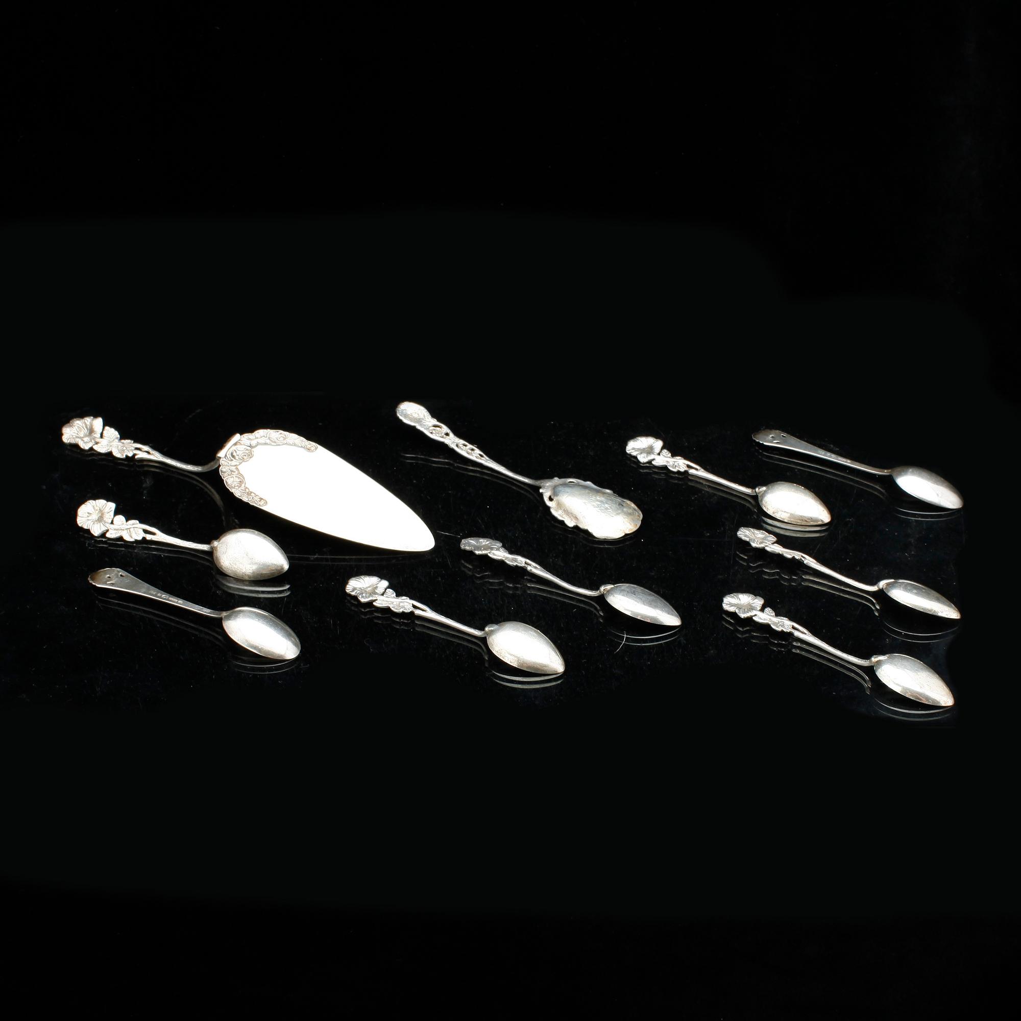 PARTI SILVER, silver, 21 delar, bla. GAB, Stockholm 1963. Totalvikt ca 753 gram.