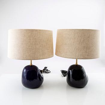 Ferm Living table lamps, two pieces "Hebe" 21st century Denmark.