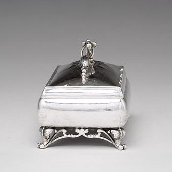 Georg Jensen, skrin, Köpenhamn 1919-21, 830/1000 silver, design nr 156 C.