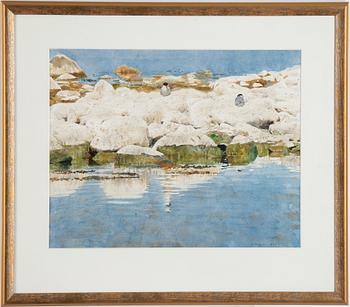 Stanislaw Zoladz, watercolour, signed and dated 2000.