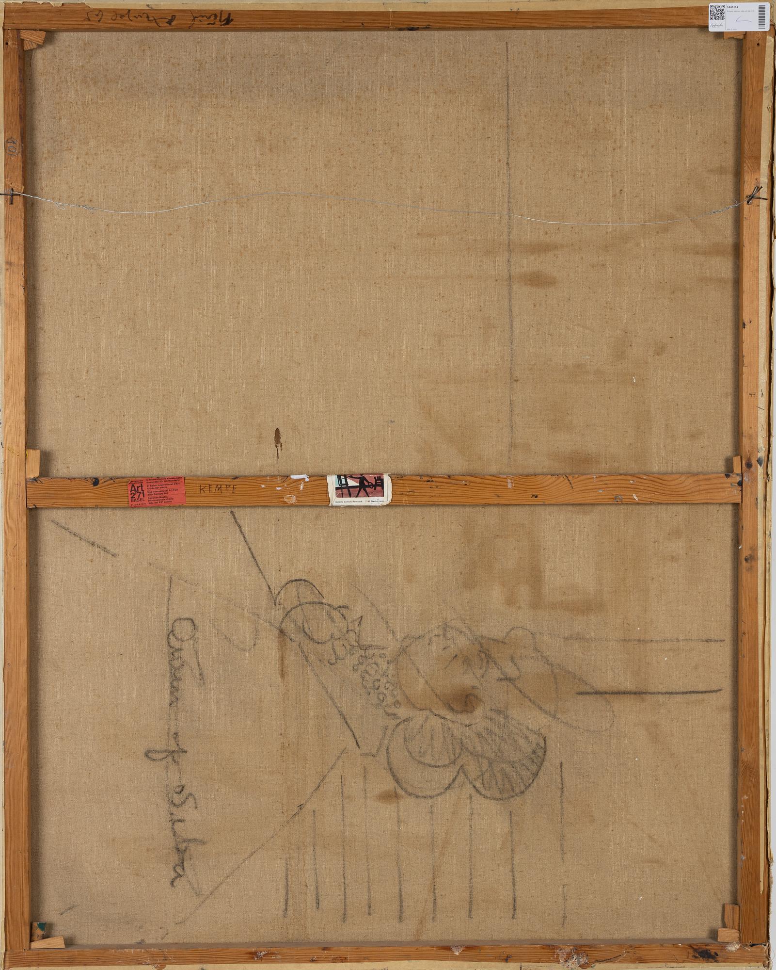 Roland Kempe, olja på duk, signerad.