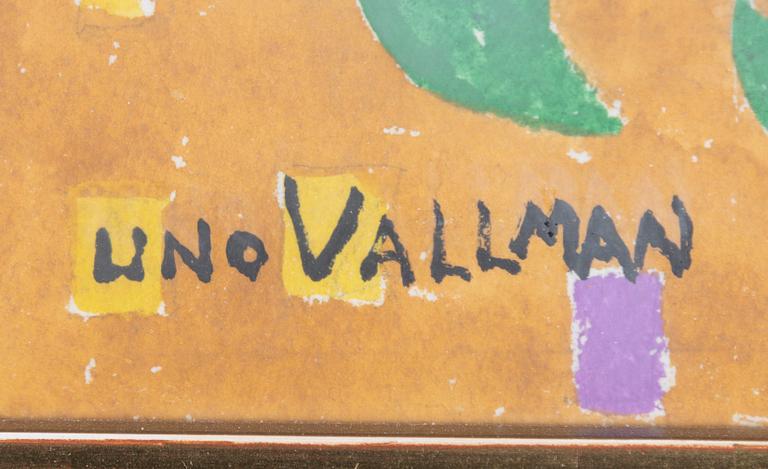 Uno Vallman, Composition with birds.