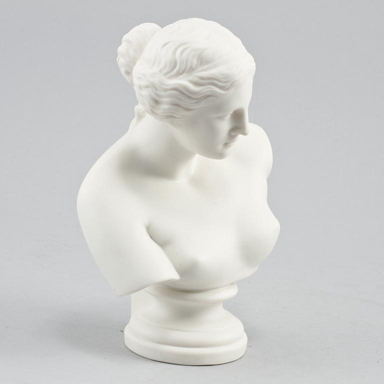 SKULPTUR, parian, "Venus", Gustafsberg, 1900.