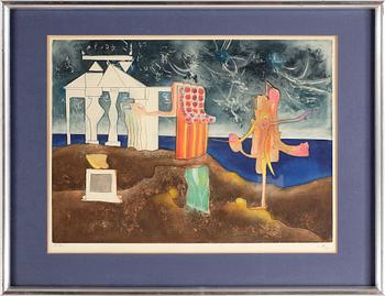 Roberto Matta · ROBERTO MATTA, etsning, signerad och numrerad 97/125.