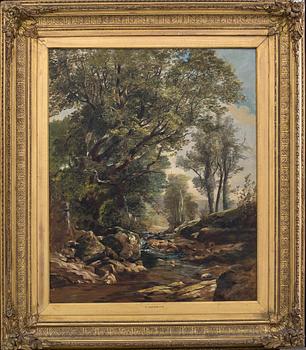 THOMAS CHRESWICK, olja på duk, signerad.