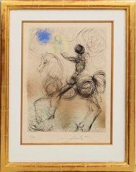Salvador Dalí, "Cavalier and Death" from Faust.