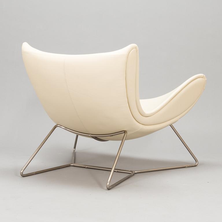 Henrik Pedersen, a leather covered 'Imola' lounge chair for BoConcept.