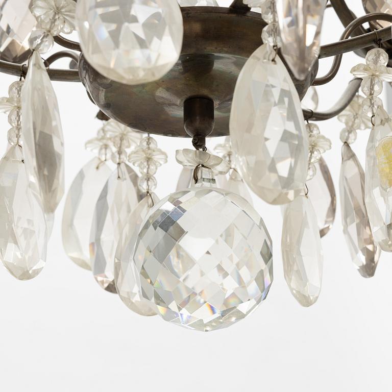 A Rococo-Style Chandelier, first half of the 20th century.