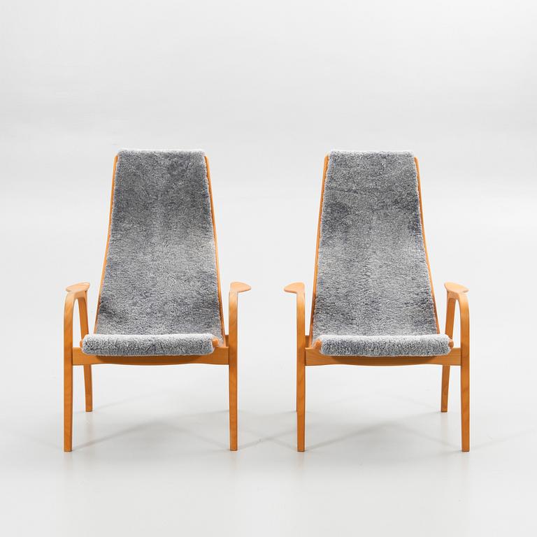 Yngve Ekström, karmstolar, ett par, "Lamino", Swedese, Sweden, 2000-tal.