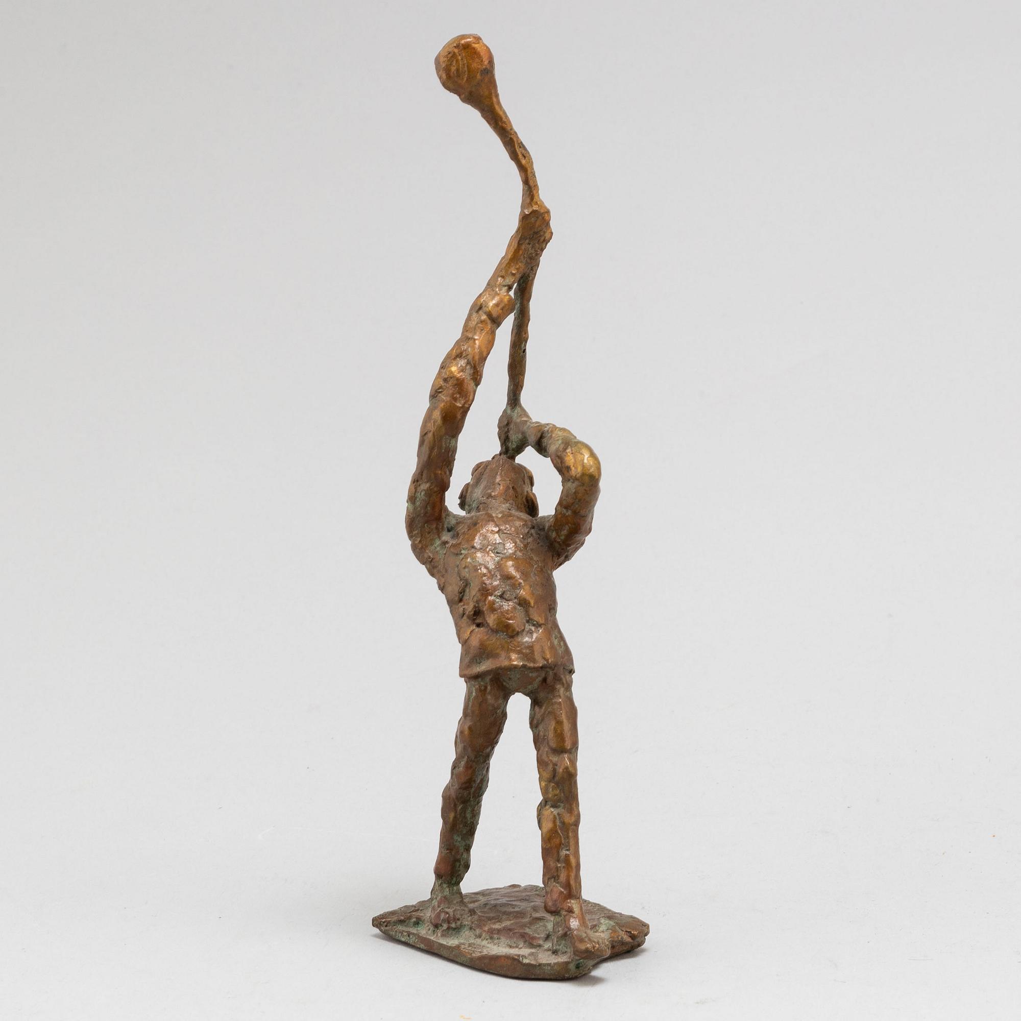 ERIK HÖGLUND, skulptur, brons, signerad.