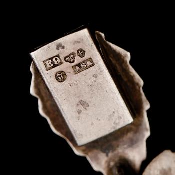 SAMLING SMYCKEN, silver, 6 delar, 1900-talets andra hälft. Vikt ca 149 g.