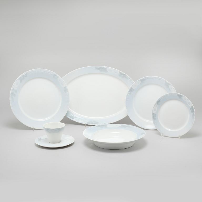 A porcelain set of tableware of 41 pcs "Midsummer Night's Dream", Royal Copenhagen, 20th century.