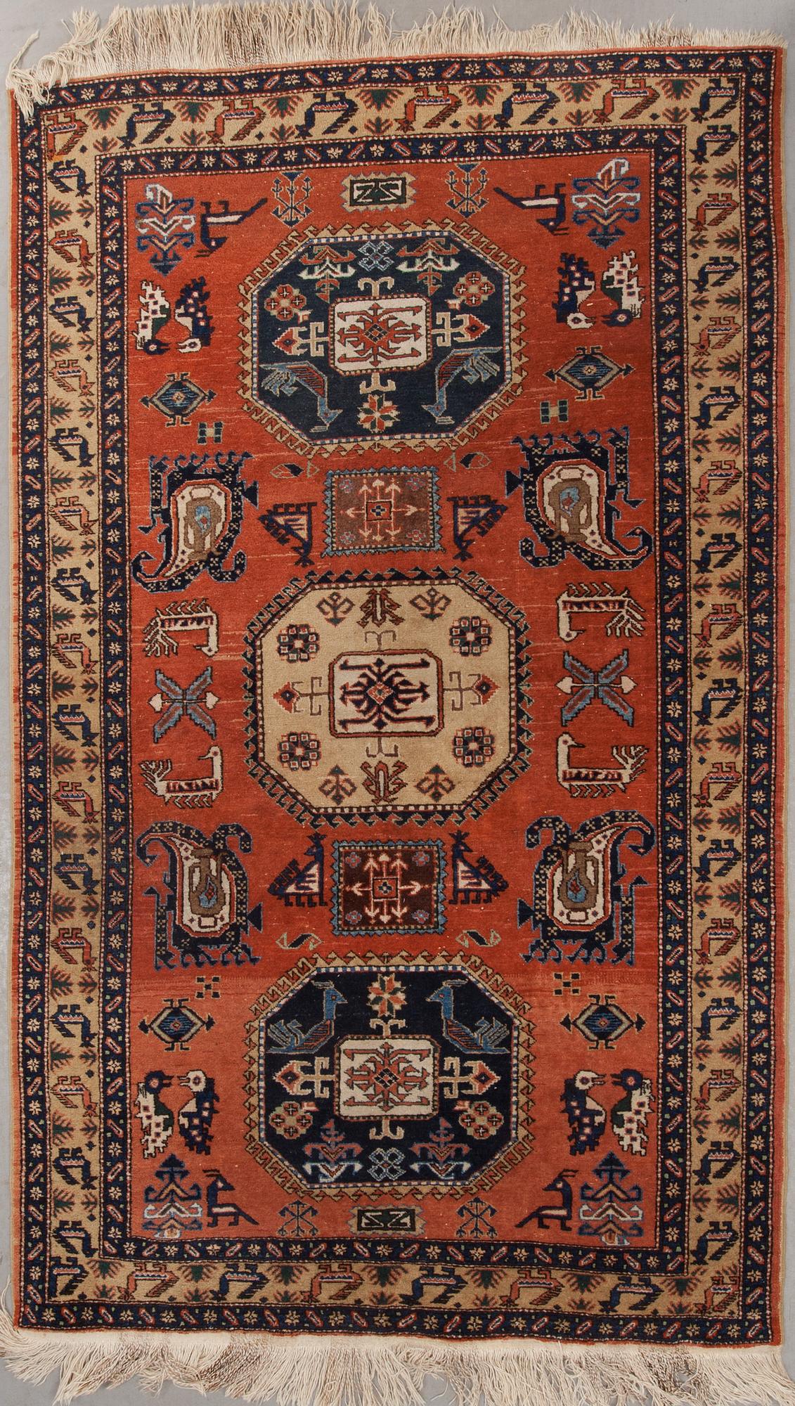MATTA, old, Ardebil, figural, ca 279 x 166 cm.