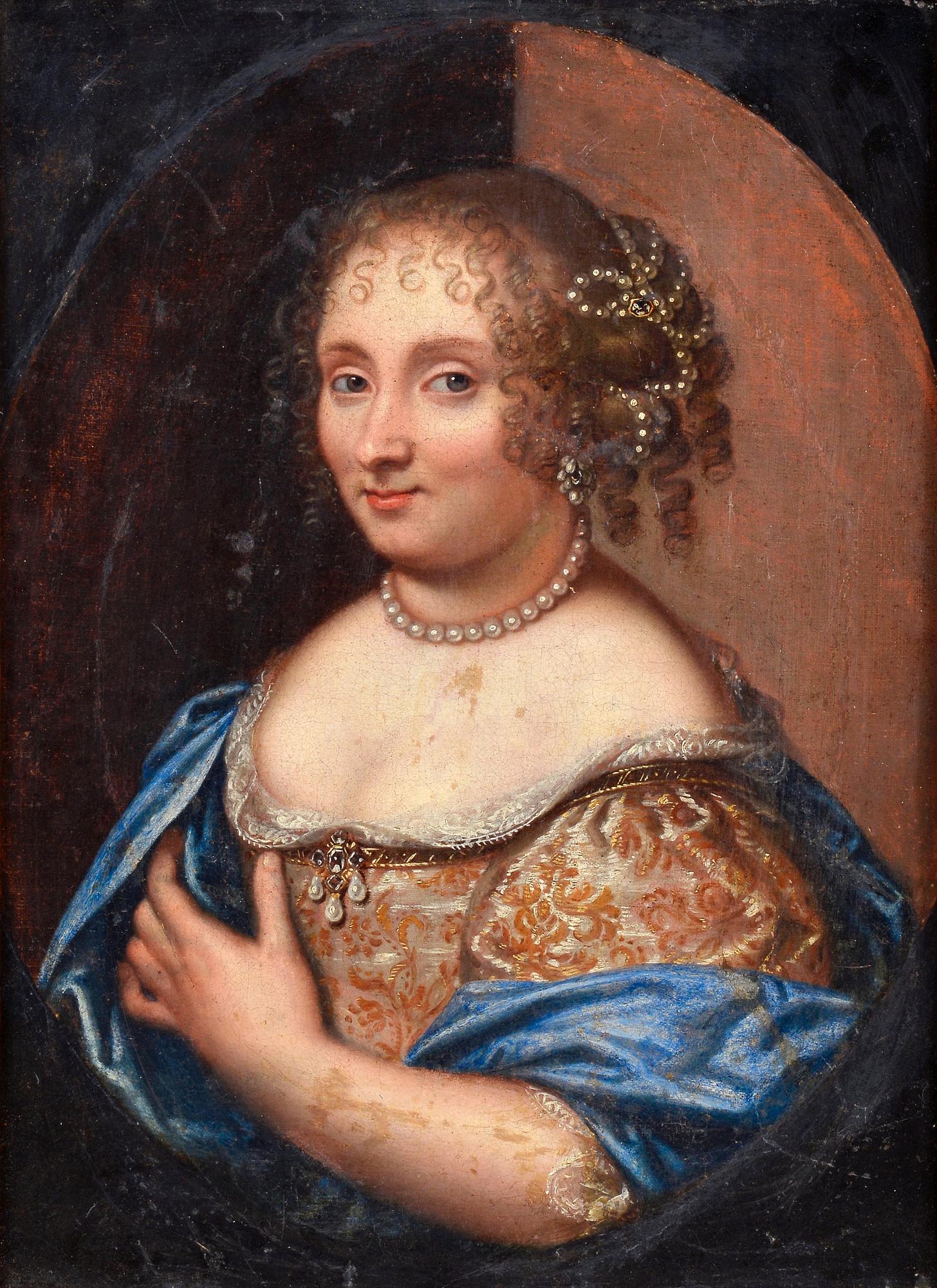 Pierre Mignard väitetty/tillskriven/attibuted to, DAMPORTRÄTT.