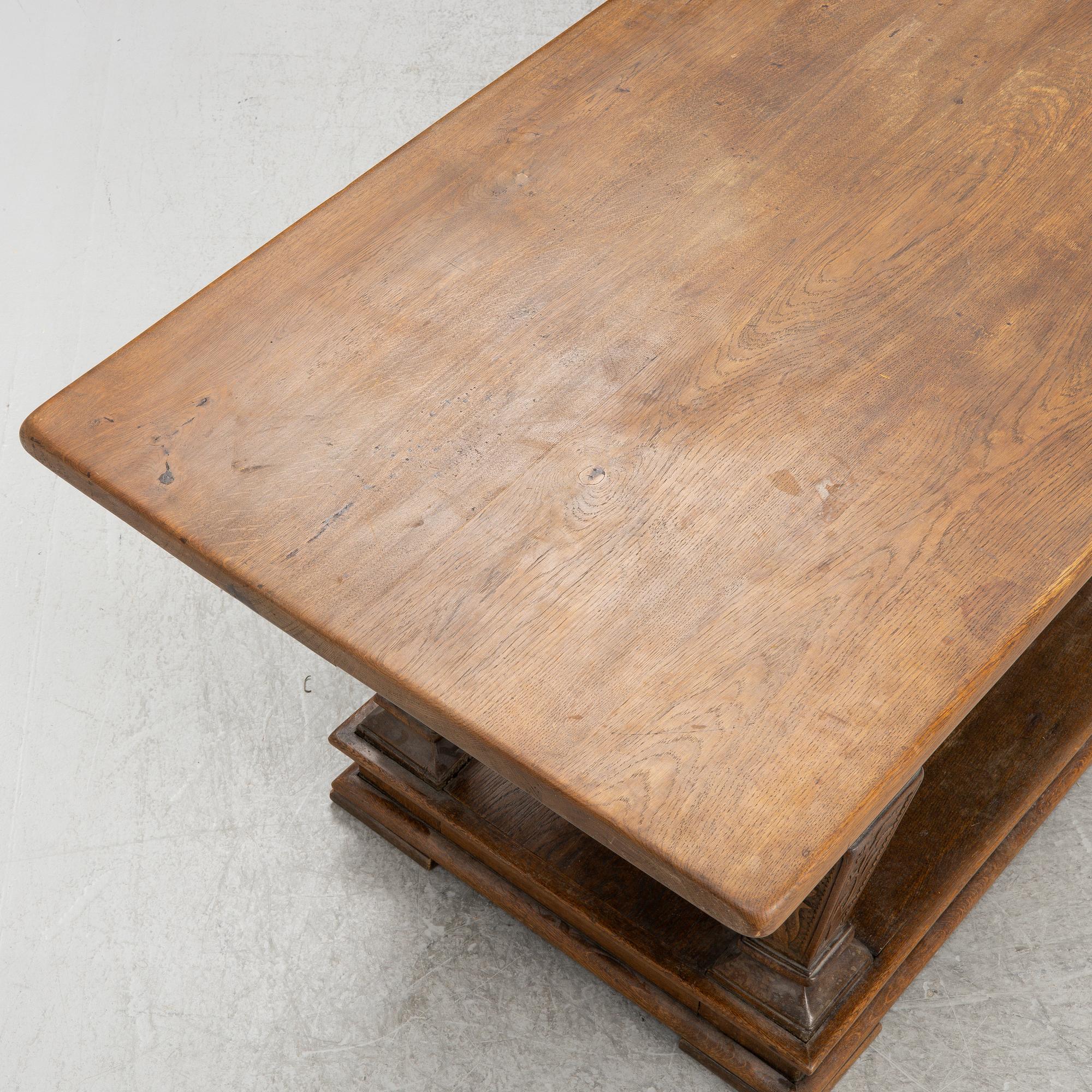 A Swedish provincial table, dated 1792.