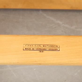 BORD, Bruno Mathsson, firma Karl Mathsson, 1961.