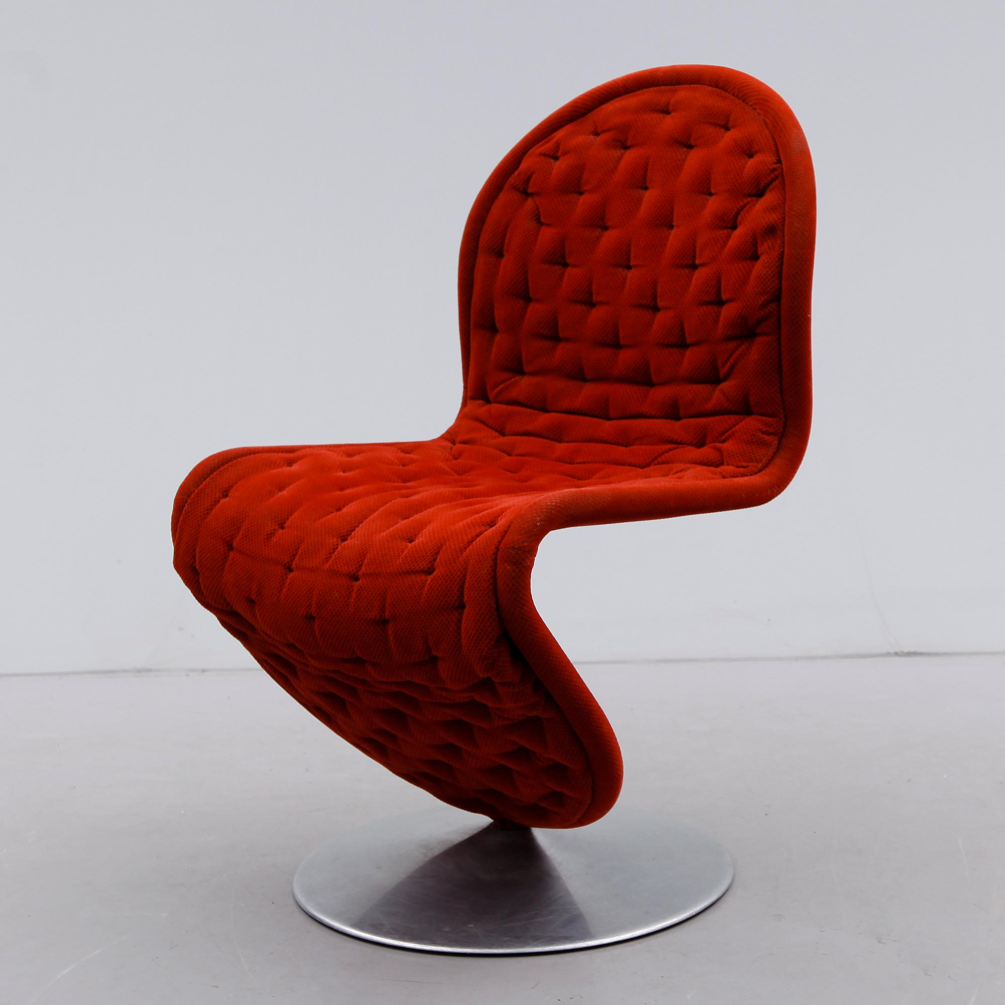 STOL, Verner Panton, "System 1-2-3", Fritz Hansen, Danmark 1970-tal.