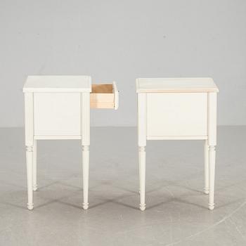 NATTDUKSBORD, ett par, gustaviansk stil, 1900-talets slut.