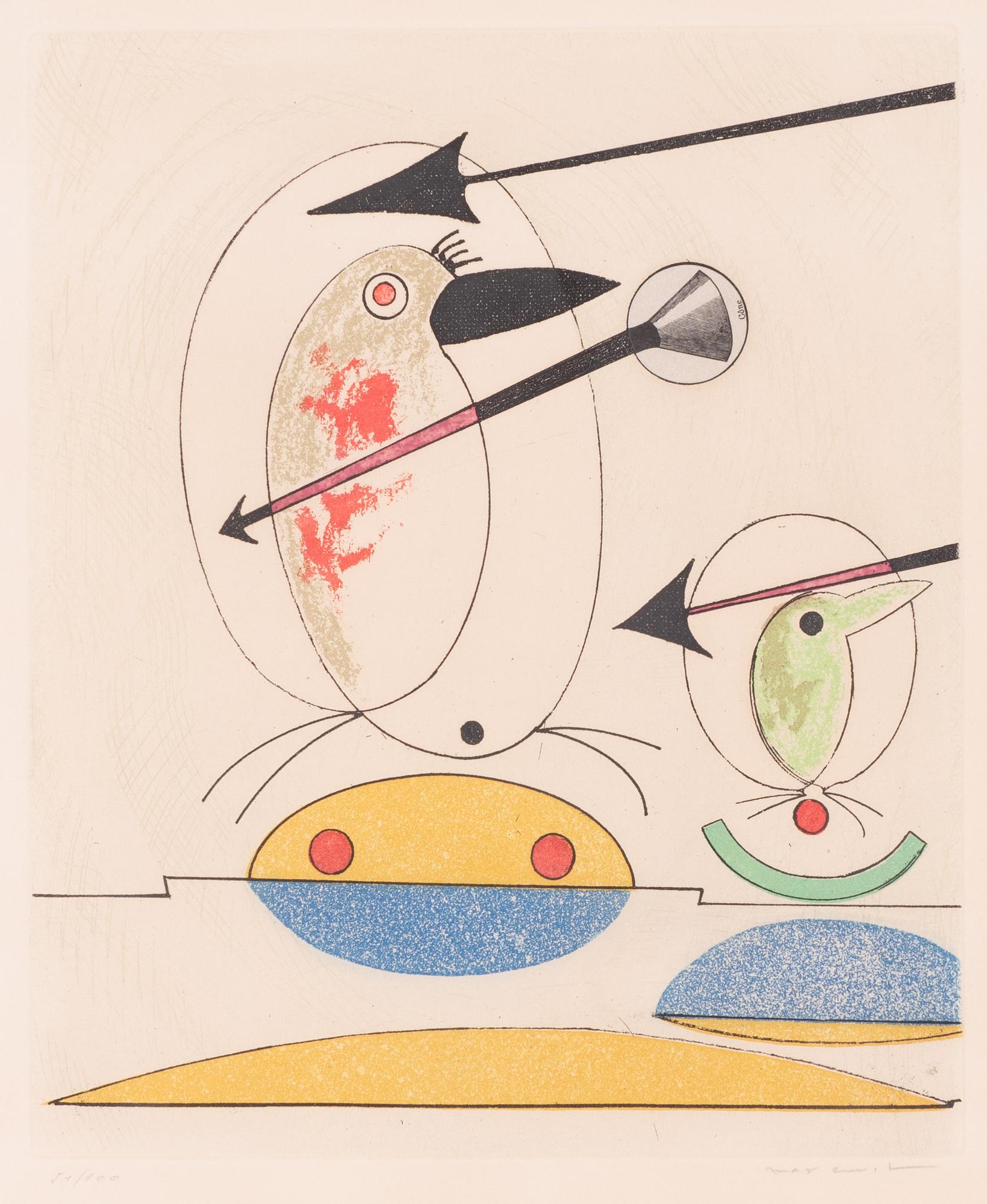 Max Ernst "Oiseaux en péril".
