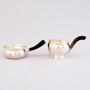 Three Danish silver bowls, two with mark of Grann & Laglye and one marked Christian F. Heise, 1922-37.