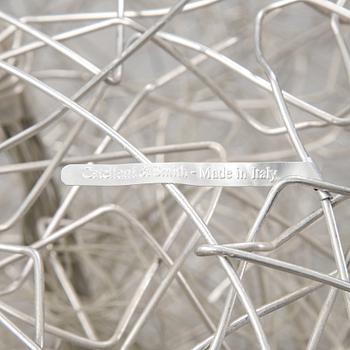 A 'Fil de Fer Ovale' ceiling light by Enzo Cattelini.