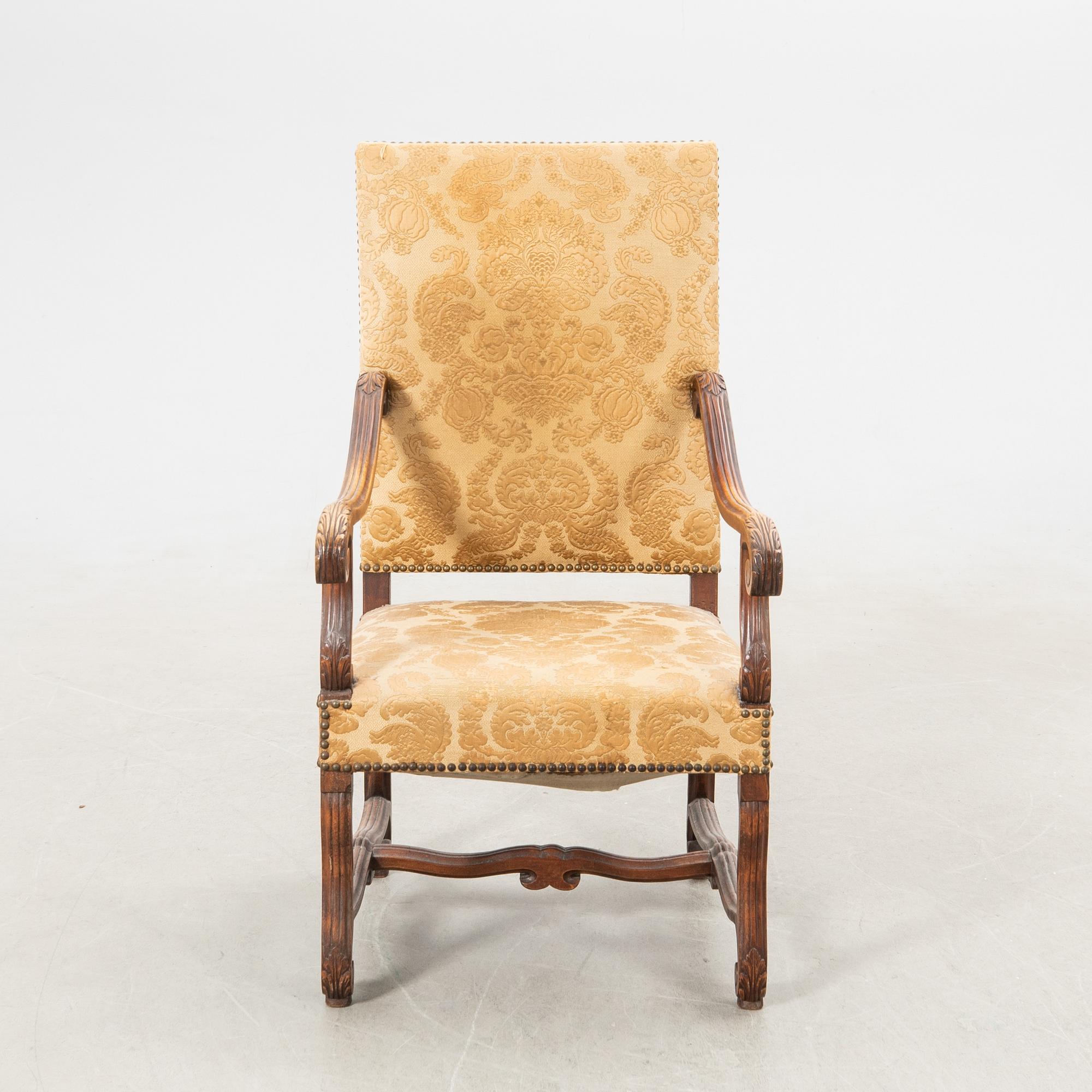 Karmstol Barockstil 1900-talets första hälft.