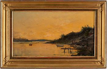 ARVID MAURITZ LINDSTRÖM, oil on canvas, signed.