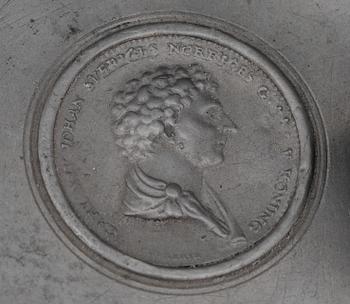 DRYCKESBÄGARE, tenn, Sven Ekström, Ekström, Norrköping, 1826.