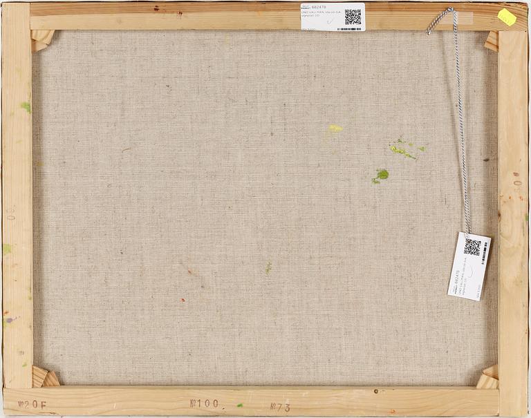 UNO VALLMAN, olja på duk, signerad.