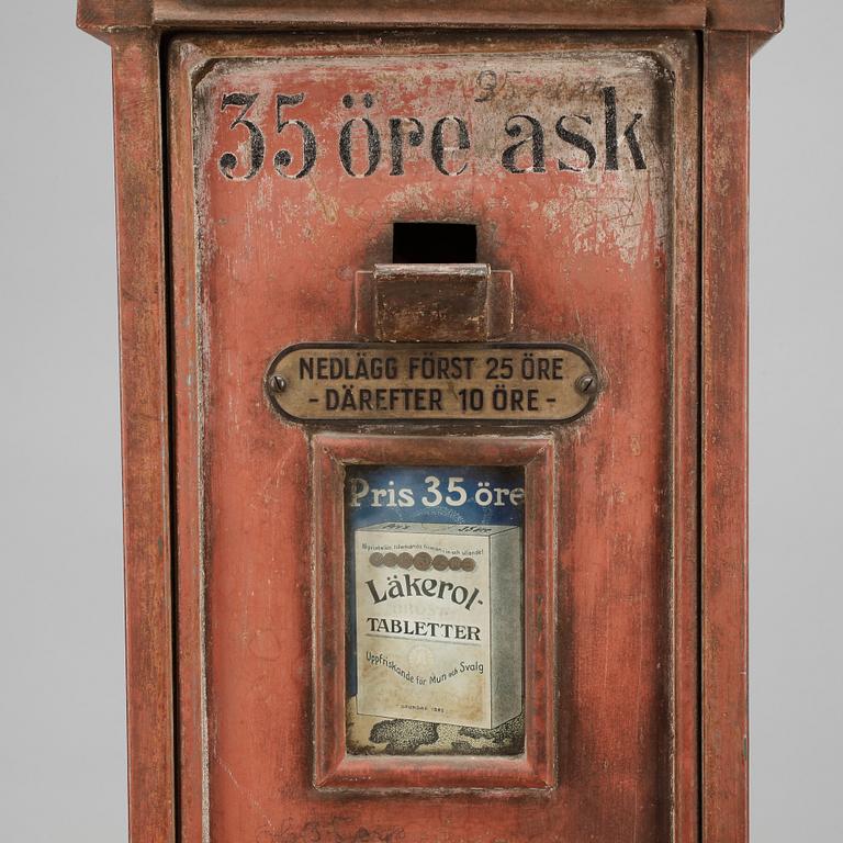 VARUAUTOMAT, 1900-talets början.