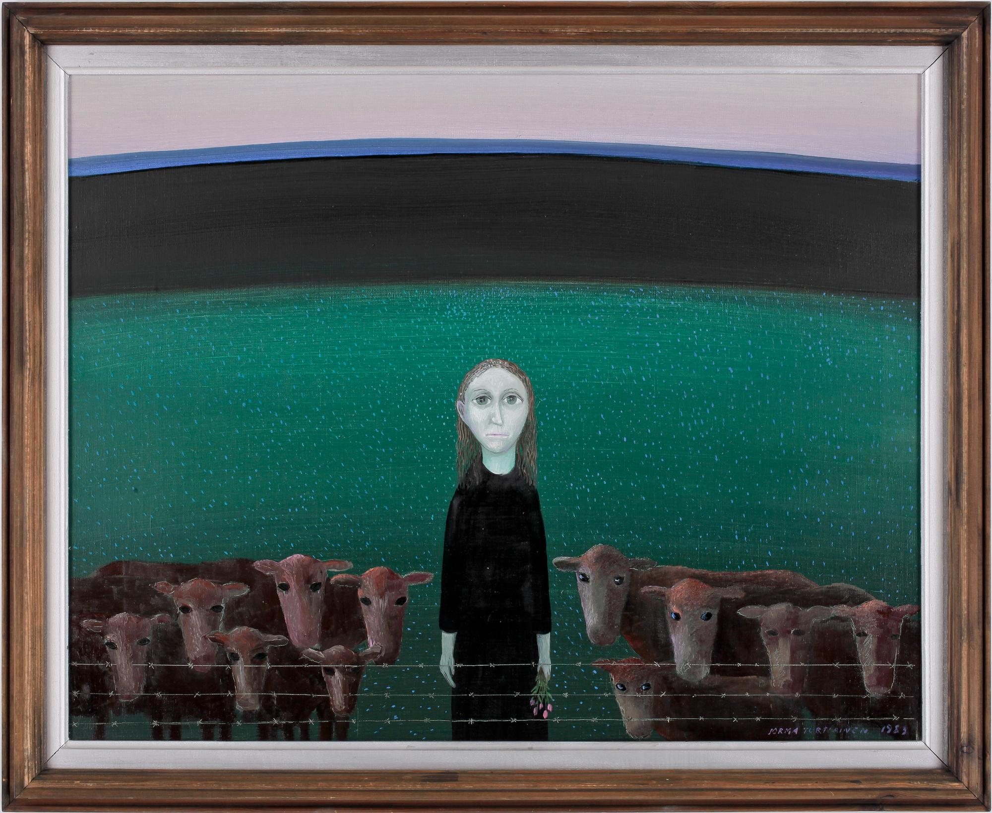 JORMA TURTIAINEN, olja på duk, signerad och daterad 1919-80.