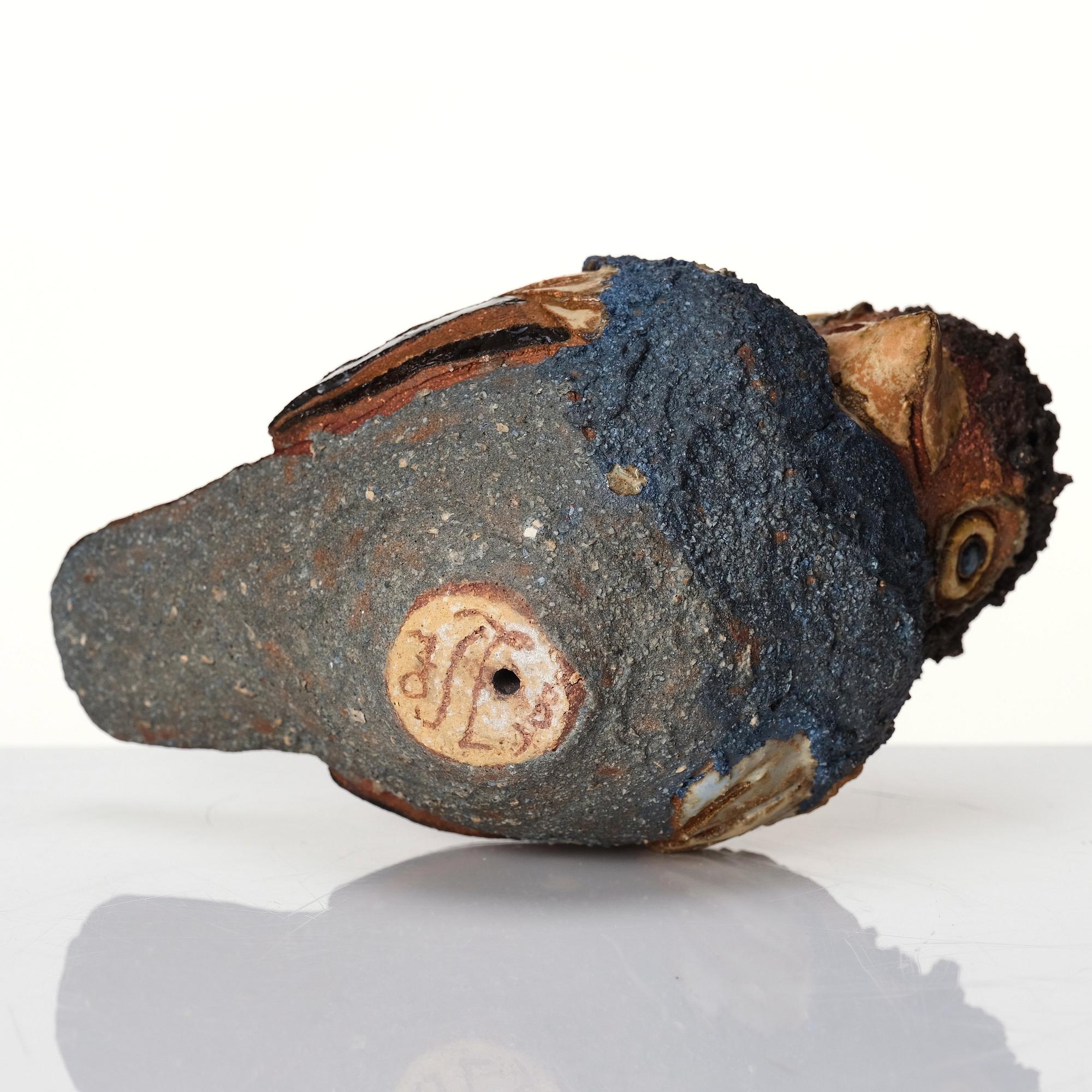 Tyra Lundgren, skulptur, fågel, egen ateljé 1970.