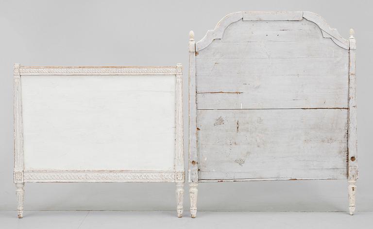 SÄNG, gustaviansk, omkring 1800.