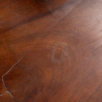An Empire style dressing table by Johan Öman, Stockholm (1815-33), dated 1827.