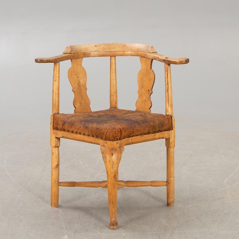 A Swedish Rococo chair mid 1700s.