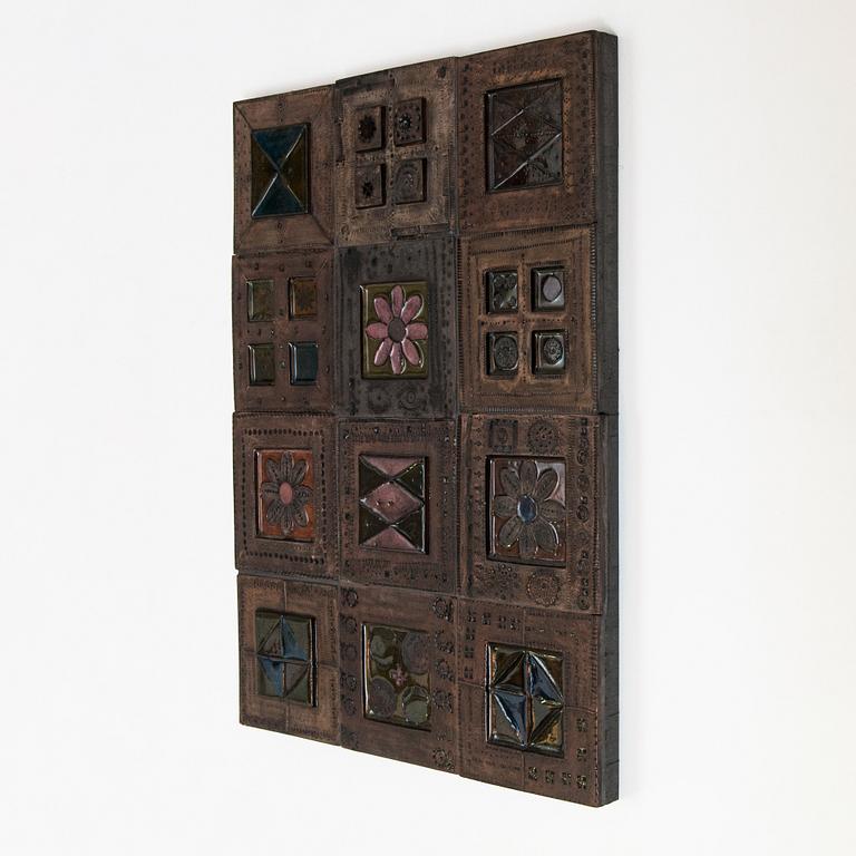 Rut Bryk, a 1960's relief signed Rut Bryk.