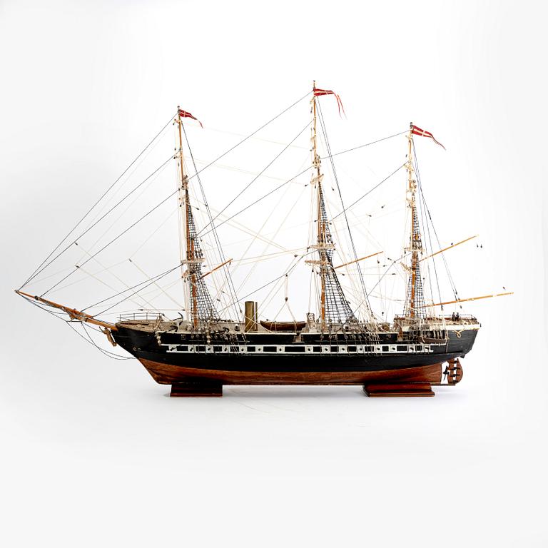 Fartygsmodell  1900-taltets första hälft.