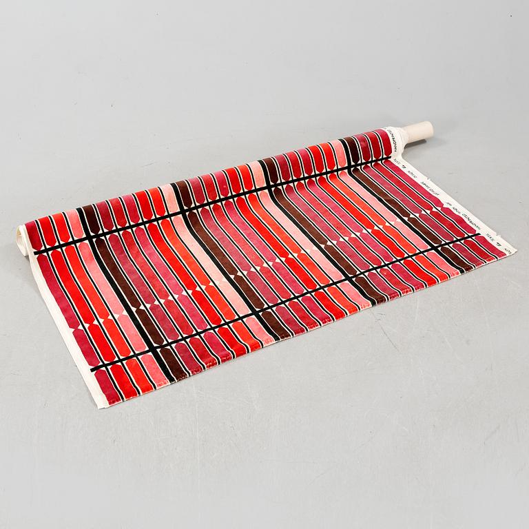 ASTRID SAMPE, textilvåd, "Windy Way", Triva Textil för Nordiska Kompaniet, omkring 1900-talets mitt.