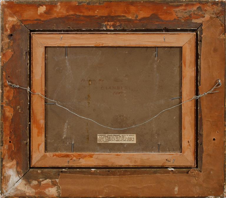 OKÄND KONSTNÄR, olja på pannå.