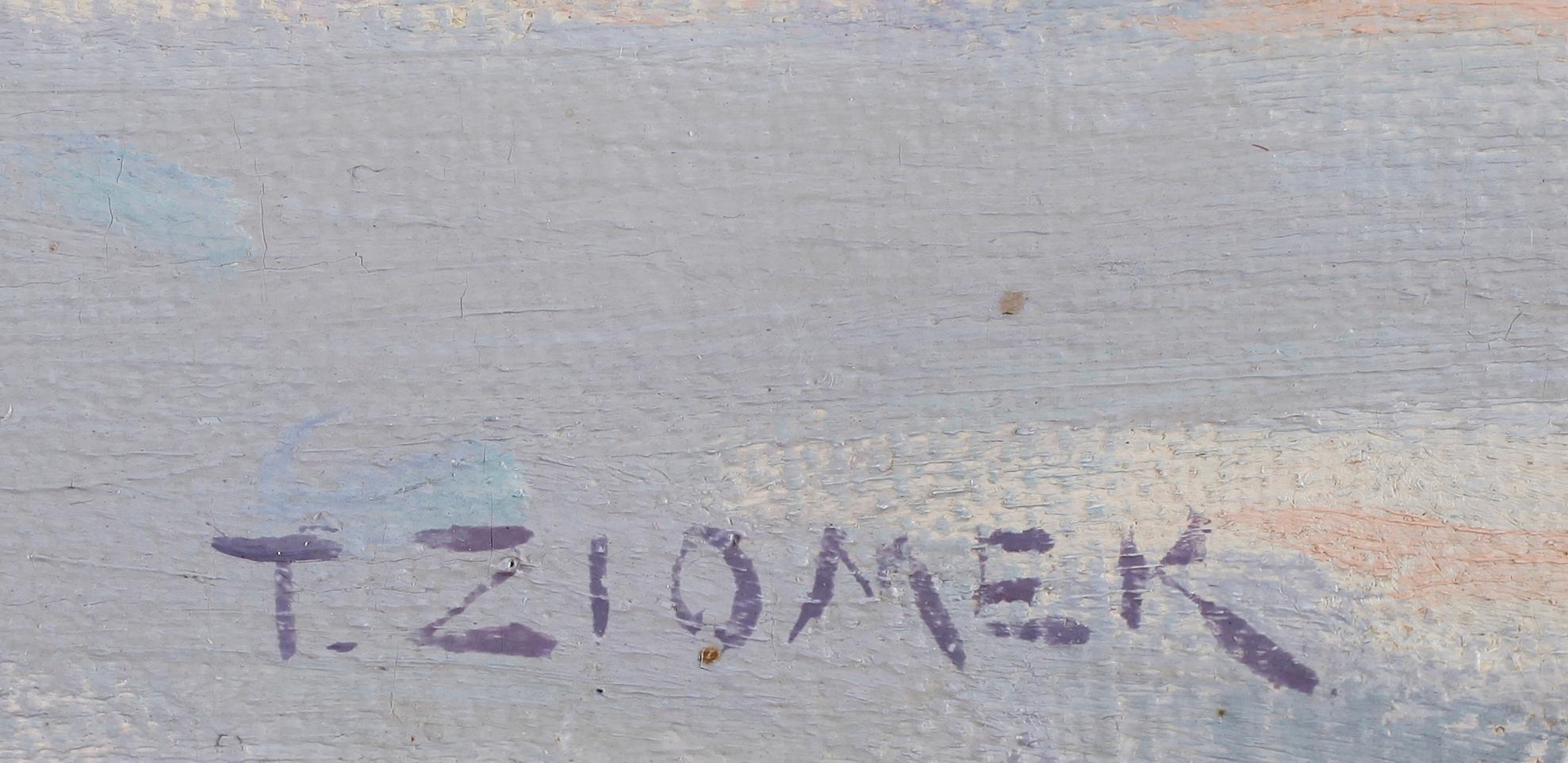 TEODOR ZIOMEK, olja på duk, signerad.