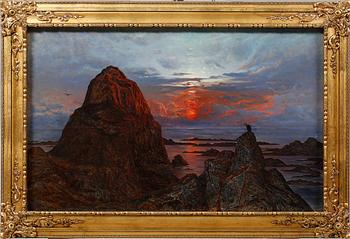 ALFRED SCHOECH, olja på duk, signerad.