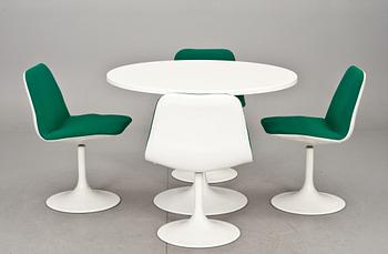 MATGRUPP, 5 delar, Johansson Design, Markaryd, 1900-talets andra hälft.