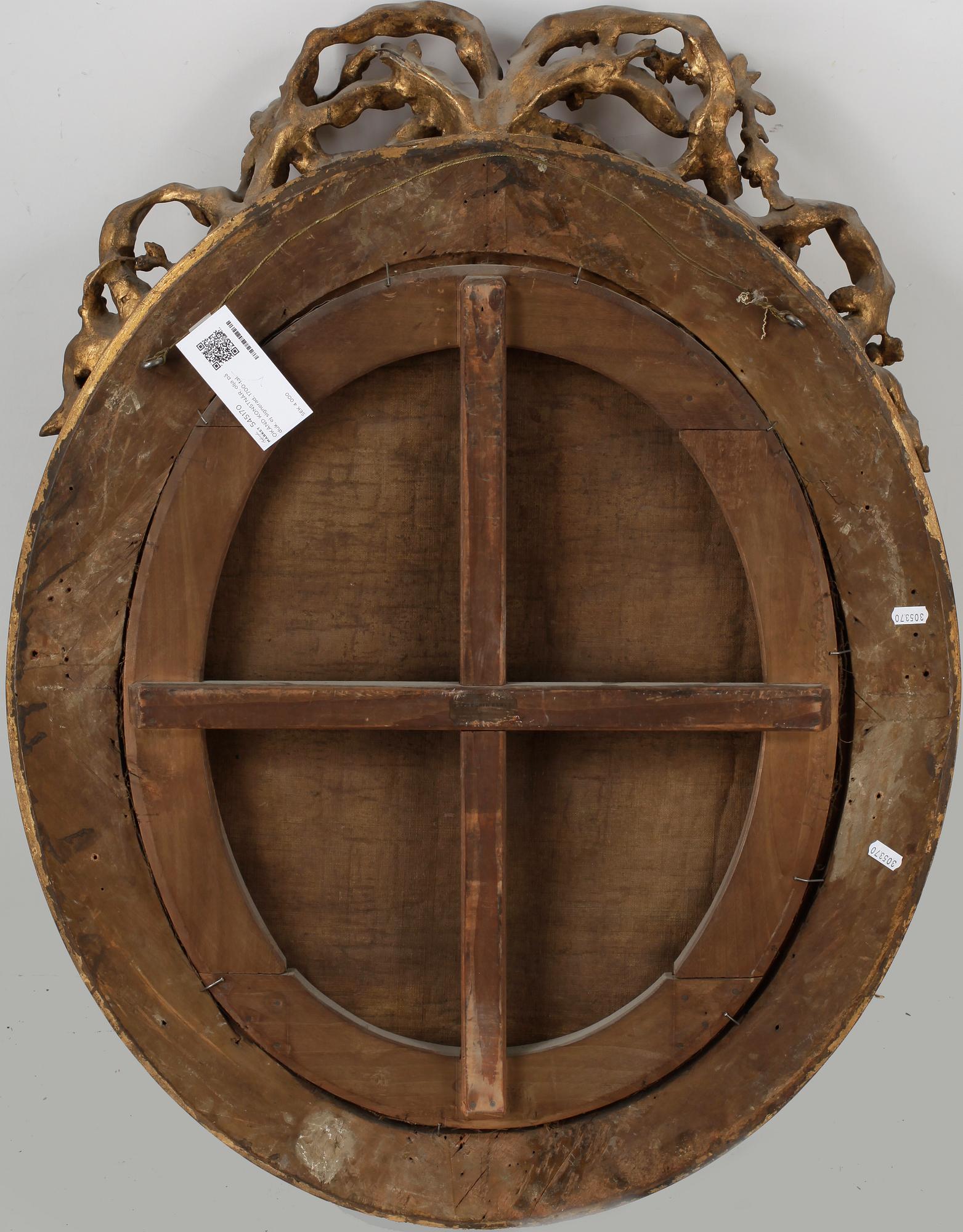 OKÄND KONSTNÄR, olja på duk, ej signerad, 1700-tal.