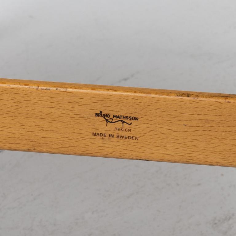 Bruno Mathsson, a pair of 'Eva' armchairs, Karl Mathsson Värnamo 1961 and 1962.