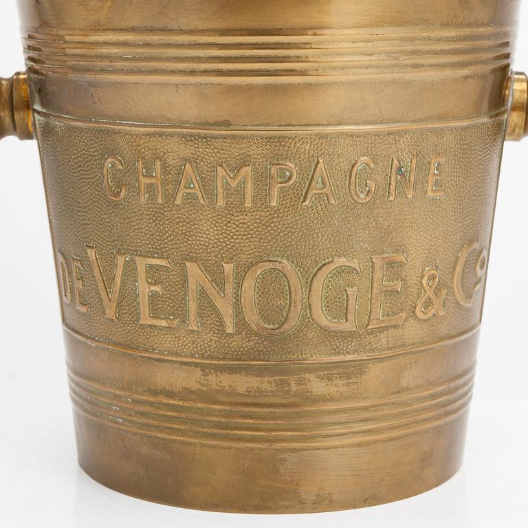 Samppanjajäähdytin, Venoge & Co, Ranska, 1900-luvun loppupuoli.