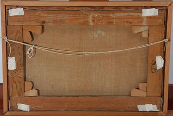 OKÄND KONSTNÄR, olja på duk. Otydl sign o dat 1908.