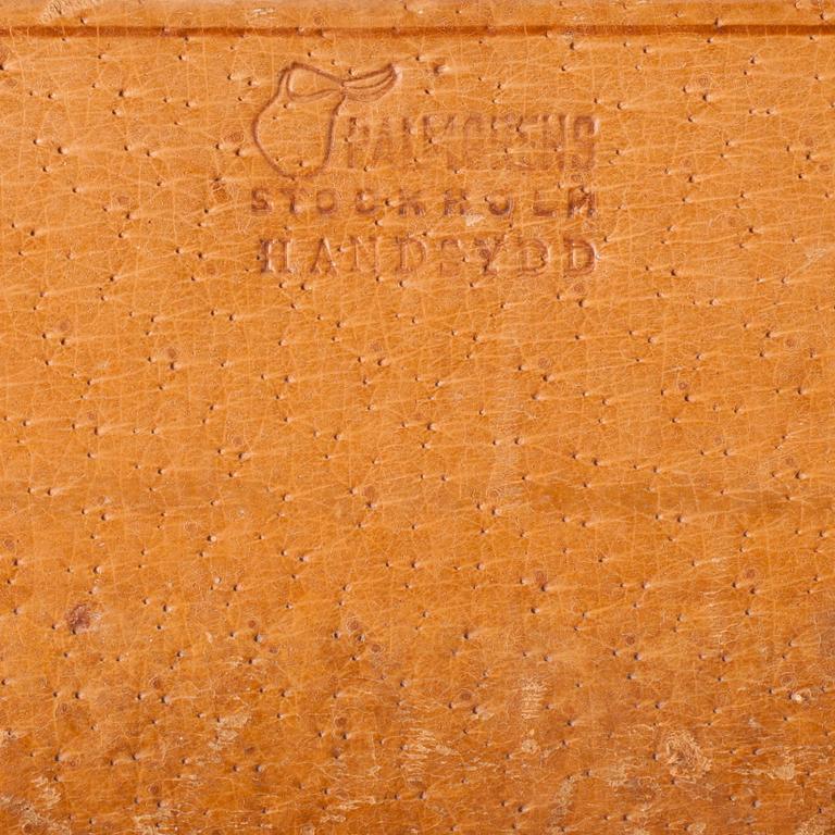 PALMGRENS, a leather suitcase.